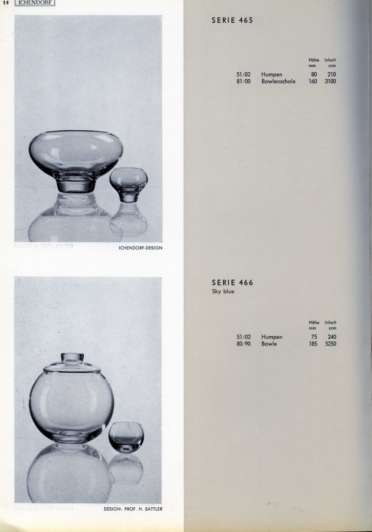 Katalog 1973, Seite 14, Serie 465, Sky blue
