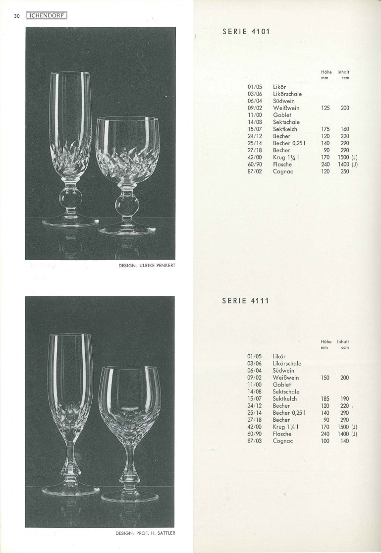 Katalog 1973, Seite 30, Serie 4101, Serie 4111