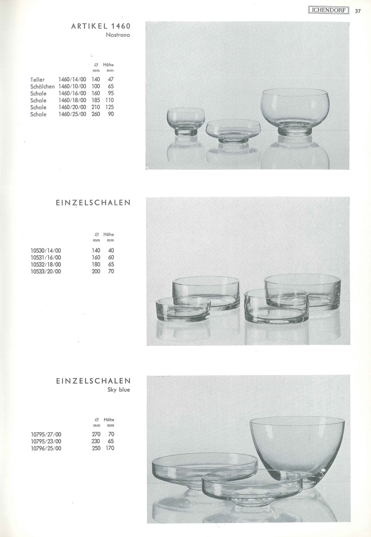 Katalog 1973, Seite 37, Schalen