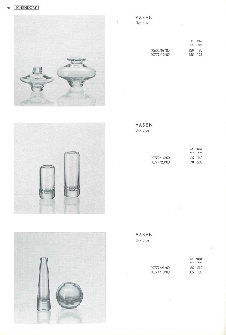 Katalog 1973, Seite 48, Vasen