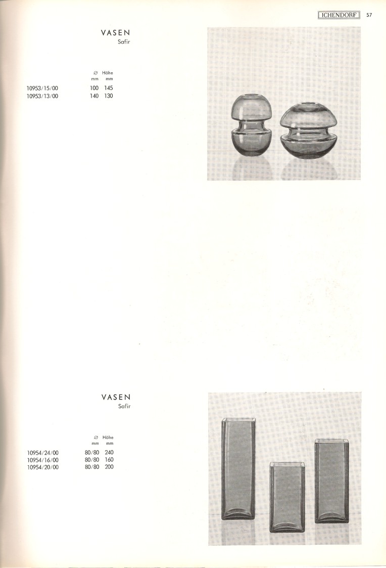 Katalog 1973, Seite 57, Vasen